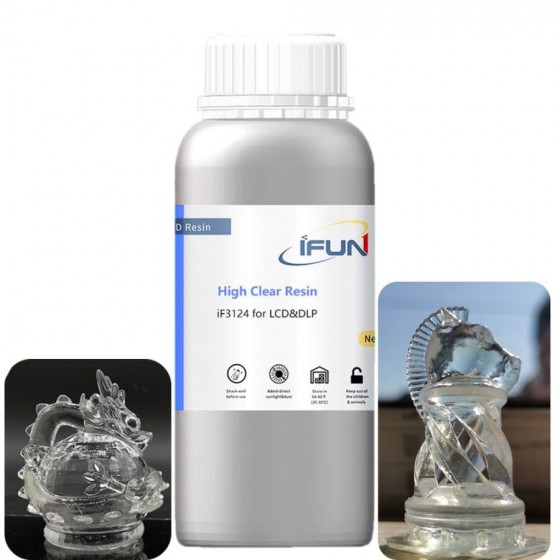 Résine high clear 4k (très transparente) LCD/DLP