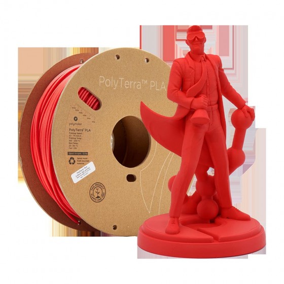 PolyTerra PLA Lava Red by Polymaker Filamento