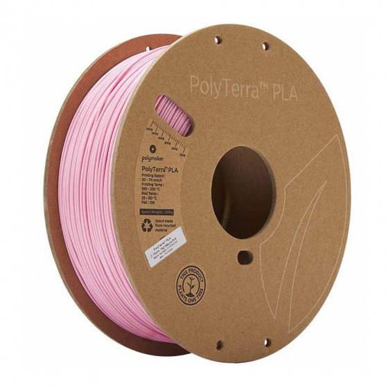 Filament PolyTerra PLA Rose Cerise by Polymaker