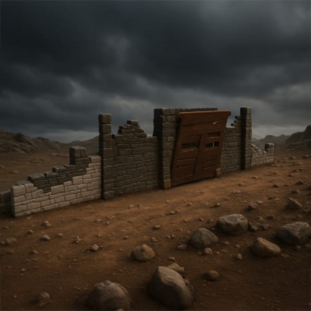 STL ruined gate of a...