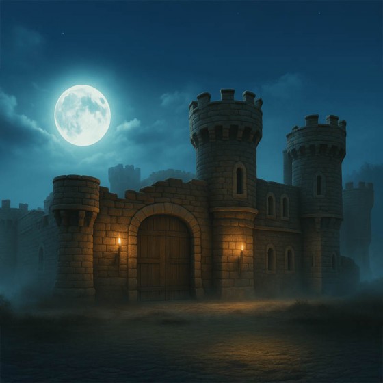 STL Tablero de juego de ruinas del castillo