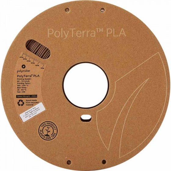 PolyTerra PLA Marron by Polymaker