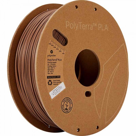 PolyTerra PLA Brown by Polymaker