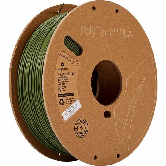 PolyTerra PLA Dark Green by Polymaker