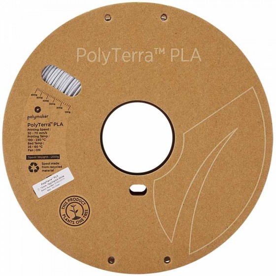 PolyTerra PLA Marmo Bianco by Polymaker