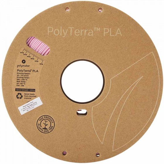 PolyTerra PLA Rose Cerise by Polymaker