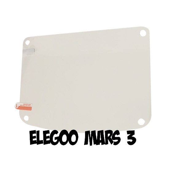 LCD Screen Protection for Elegoo Mars 3 Resin 3D Printer (3-pack)