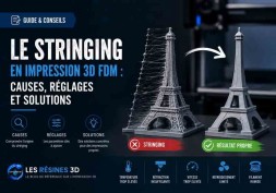 Stringing impression 3D FDM : causes et solutions complètes 